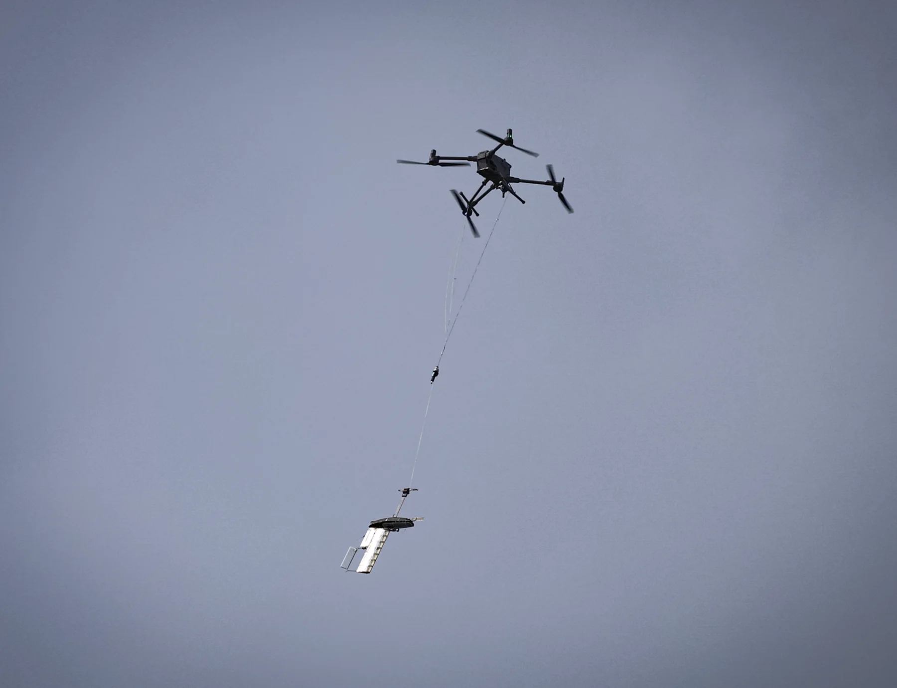 Deployment from a multirotor aircraft.